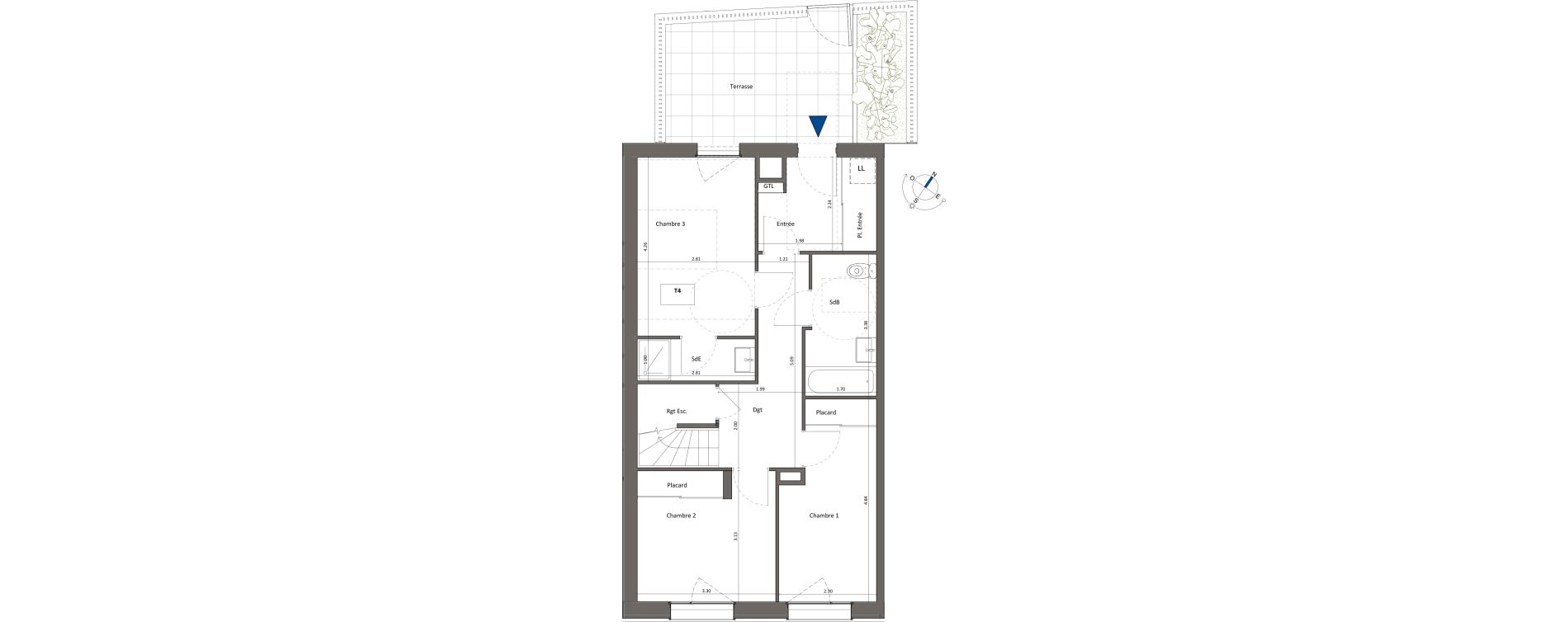 Maison T5 de 101,63 m2 &agrave; Bordeaux Chartrons