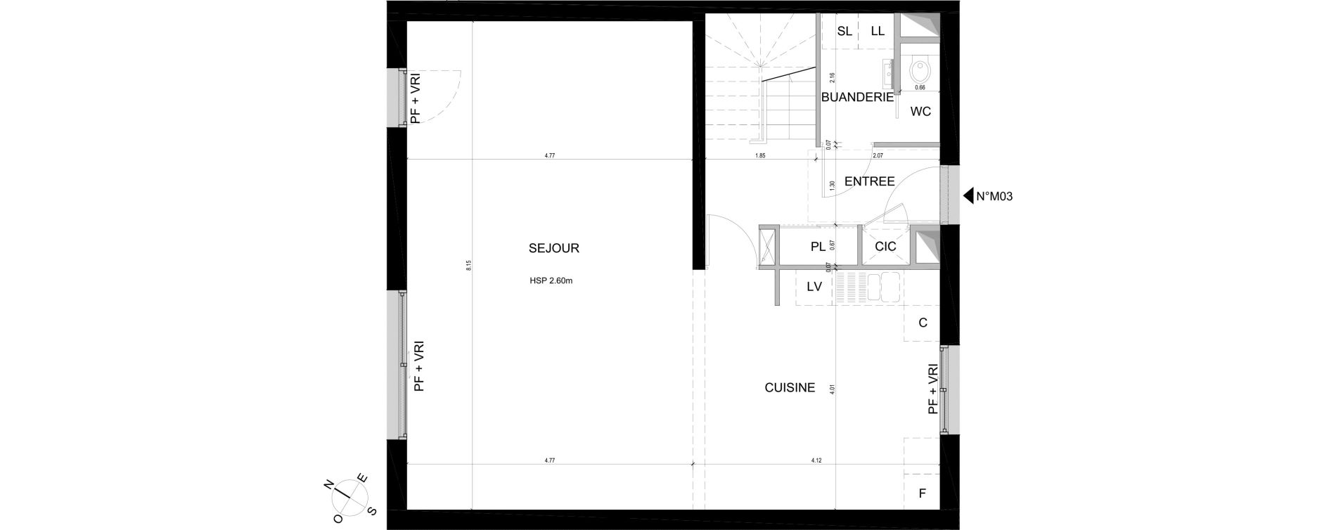 Maison T4 de 115,20 m2 &agrave; Bordeaux Chartrons