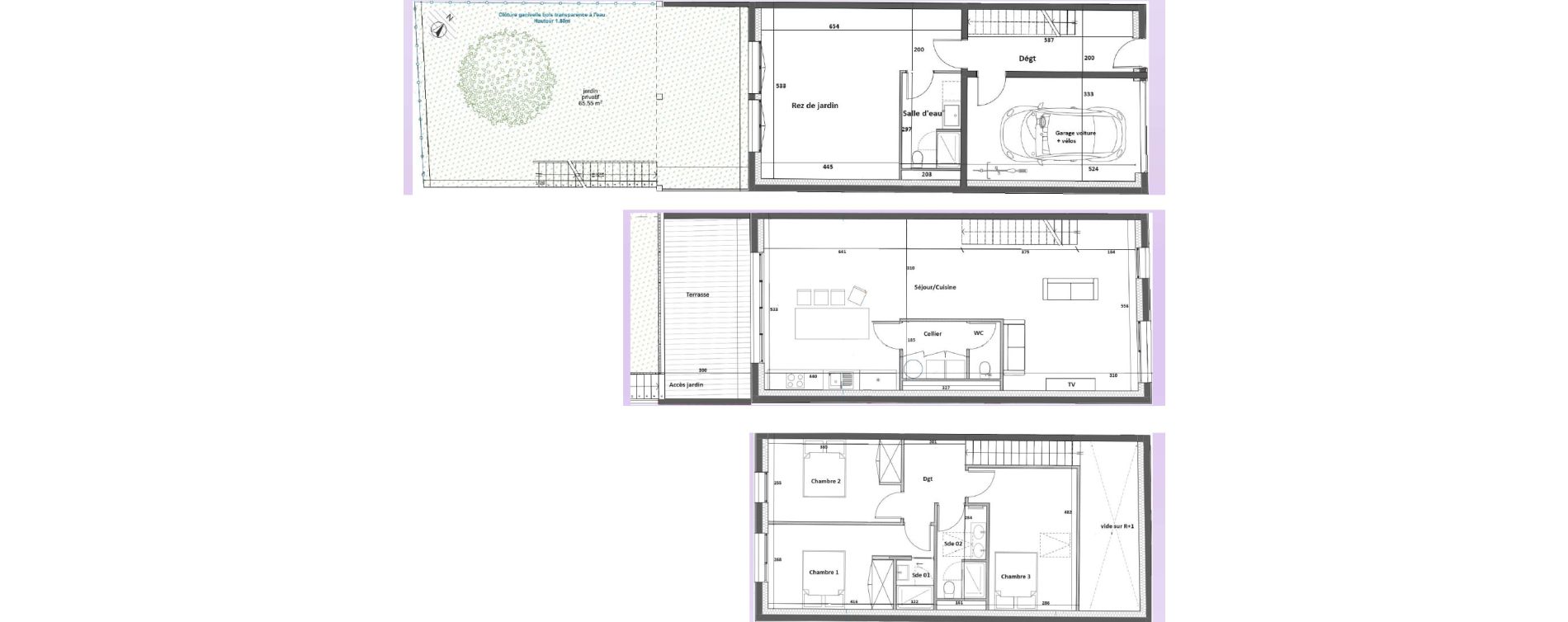 Maison T5 de 149,23 m2 &agrave; Bordeaux Chartrons