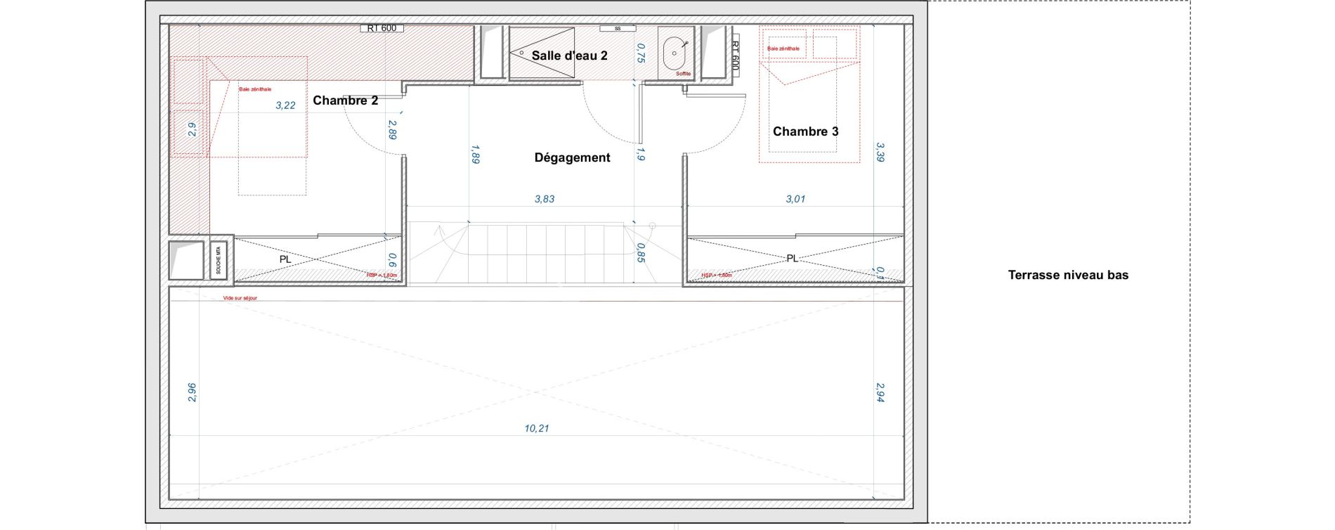 Appartement T4 de 98,08 m2 &agrave; Bordeaux Brazza