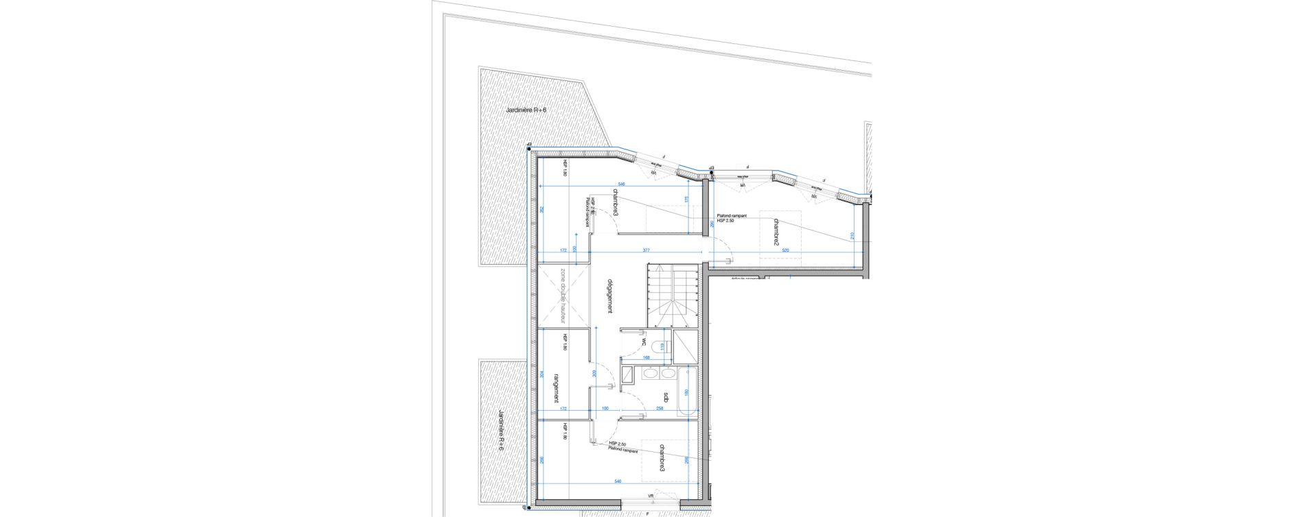 Duplex T5 de 125,90 m2 &agrave; Bordeaux Brazza