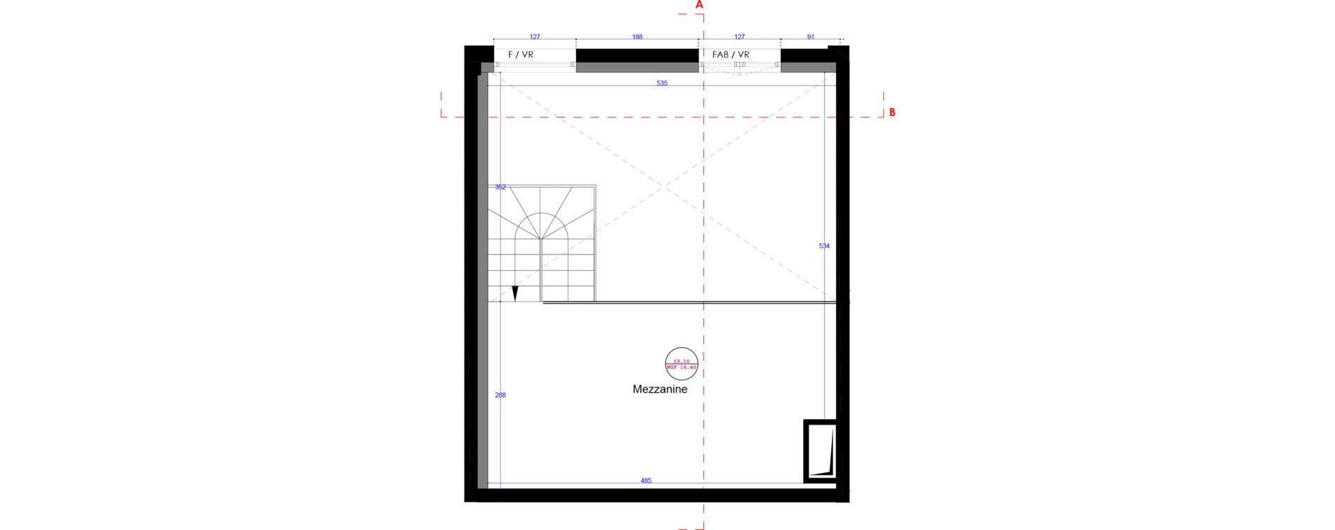 Duplex de 45,83 m2 &agrave; Bordeaux Bastide