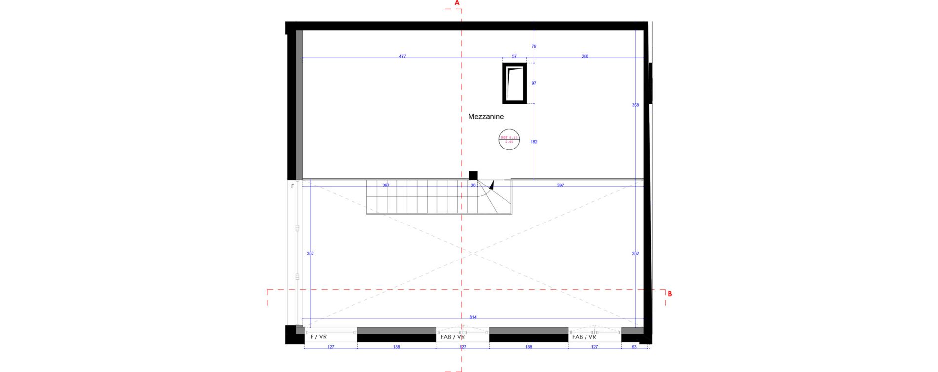 Duplex de 64,41 m2 &agrave; Bordeaux Bastide