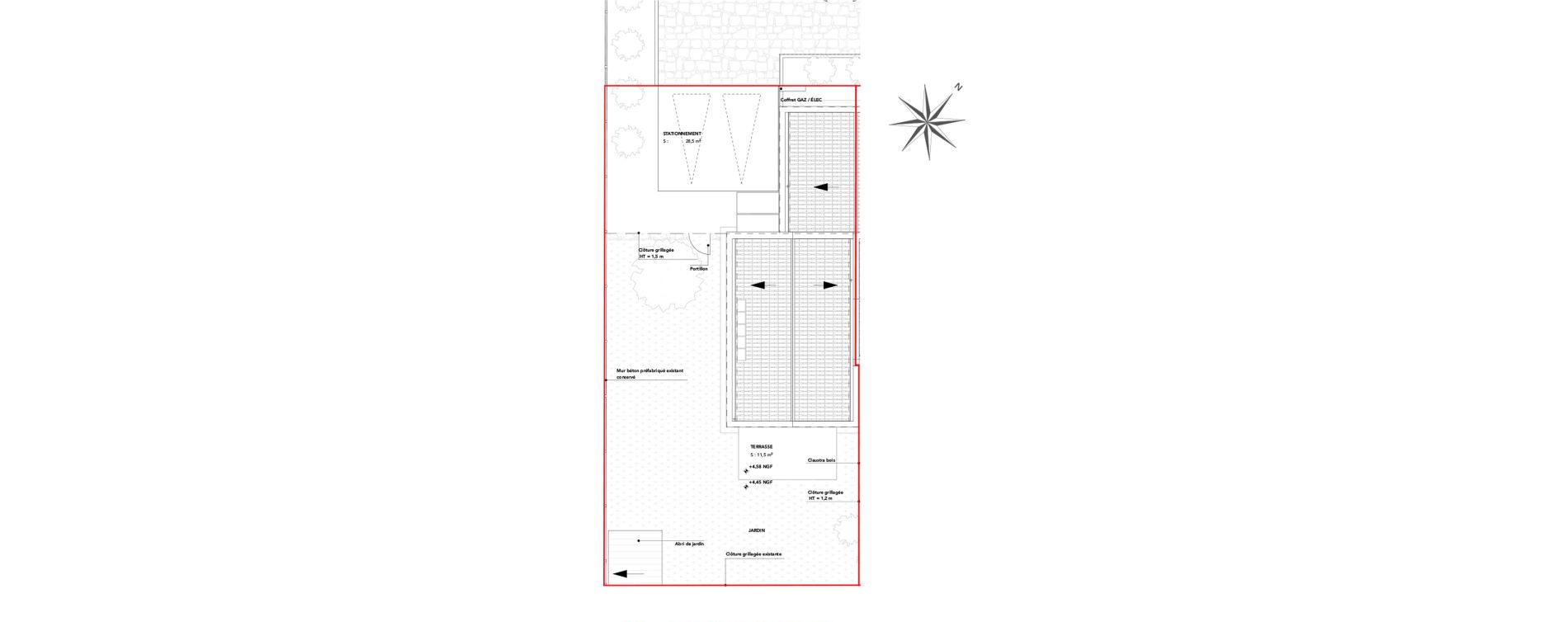 Maison T5 de 103,30 m2 &agrave; Bruges Cimeti&egrave;re nord - petit bruges