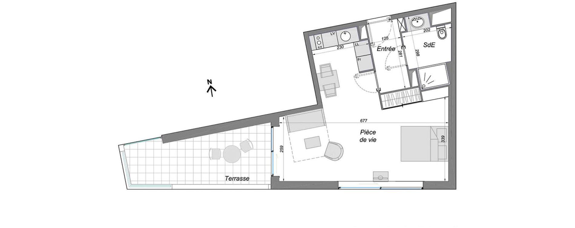 plan appartement 36m2