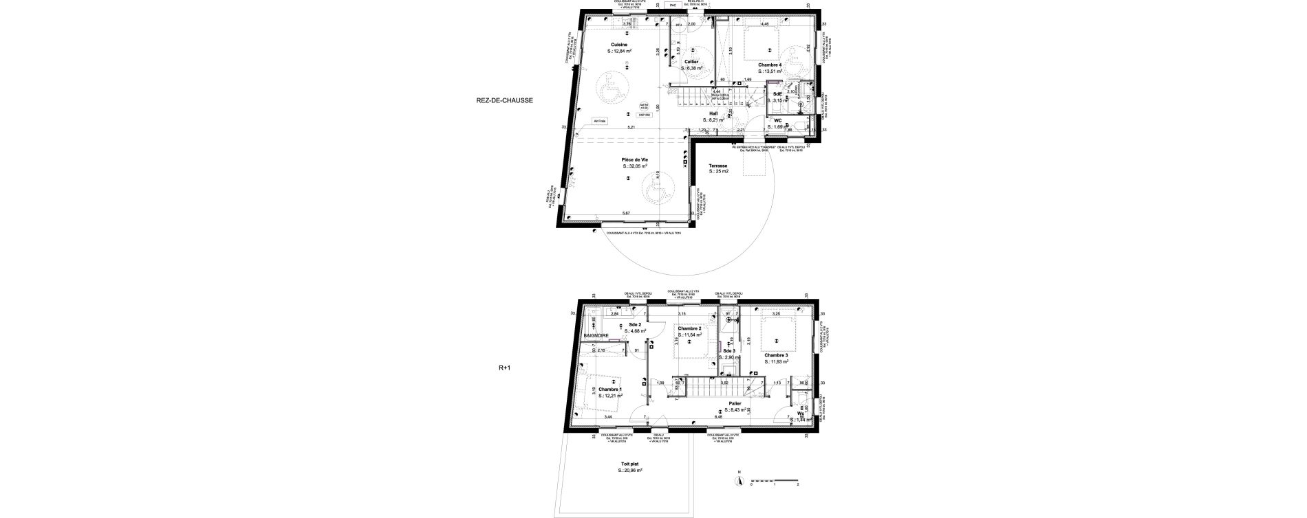 Maison T5 de 130,96 m2 &agrave; Eysines Cantinolle