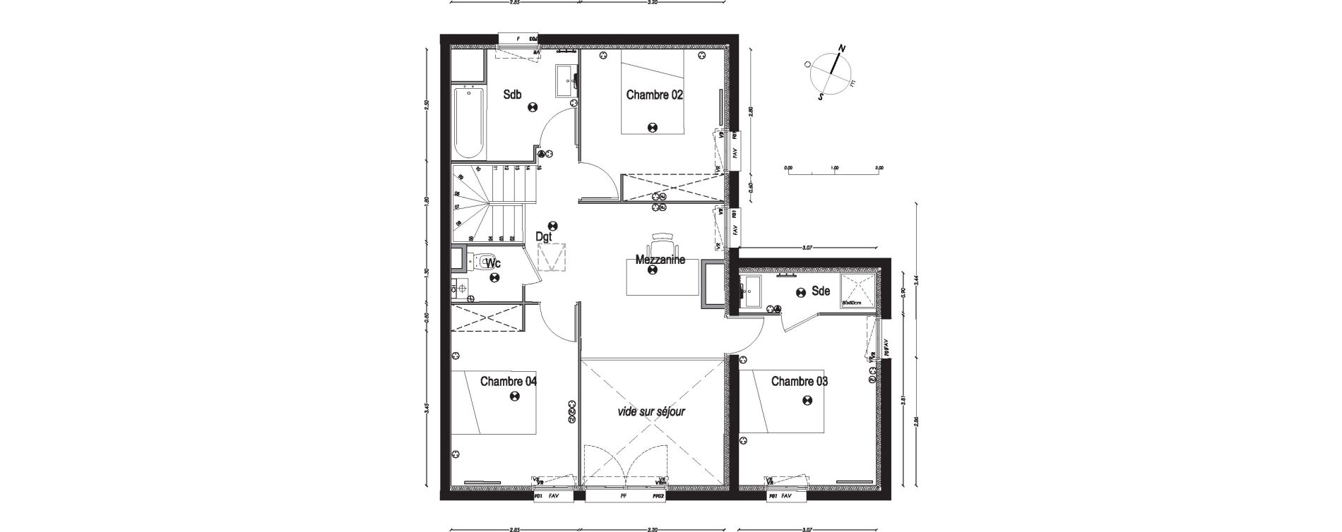 Maison T5 de 112,04 m2 &agrave; Gradignan Centre