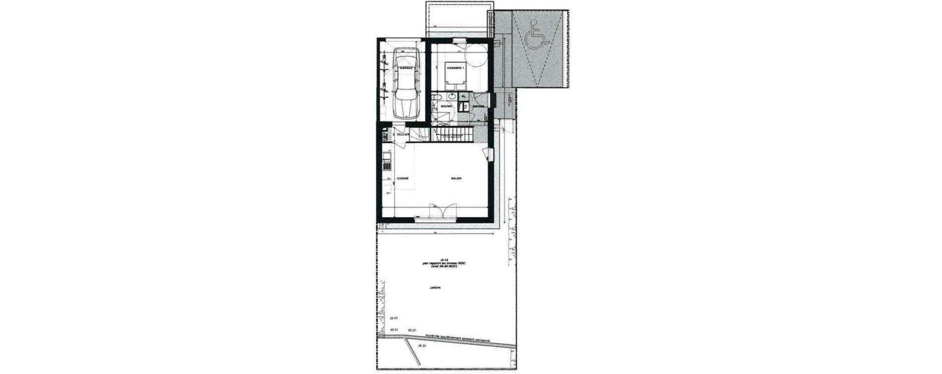 Maison T4 de 91,68 m2 &agrave; Gradignan Centre