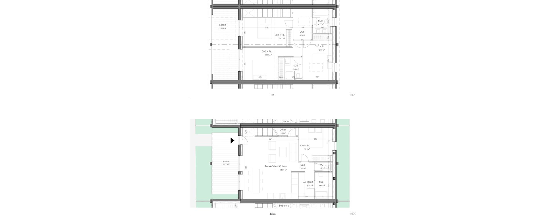 Maison T5 de 115,85 m2 &agrave; Gujan-Mestras Centre