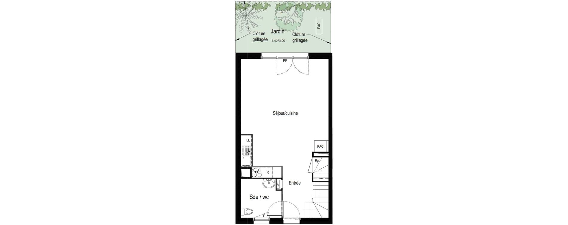 Maison T4 de 84,40 m2 &agrave; Gujan-Mestras Centre