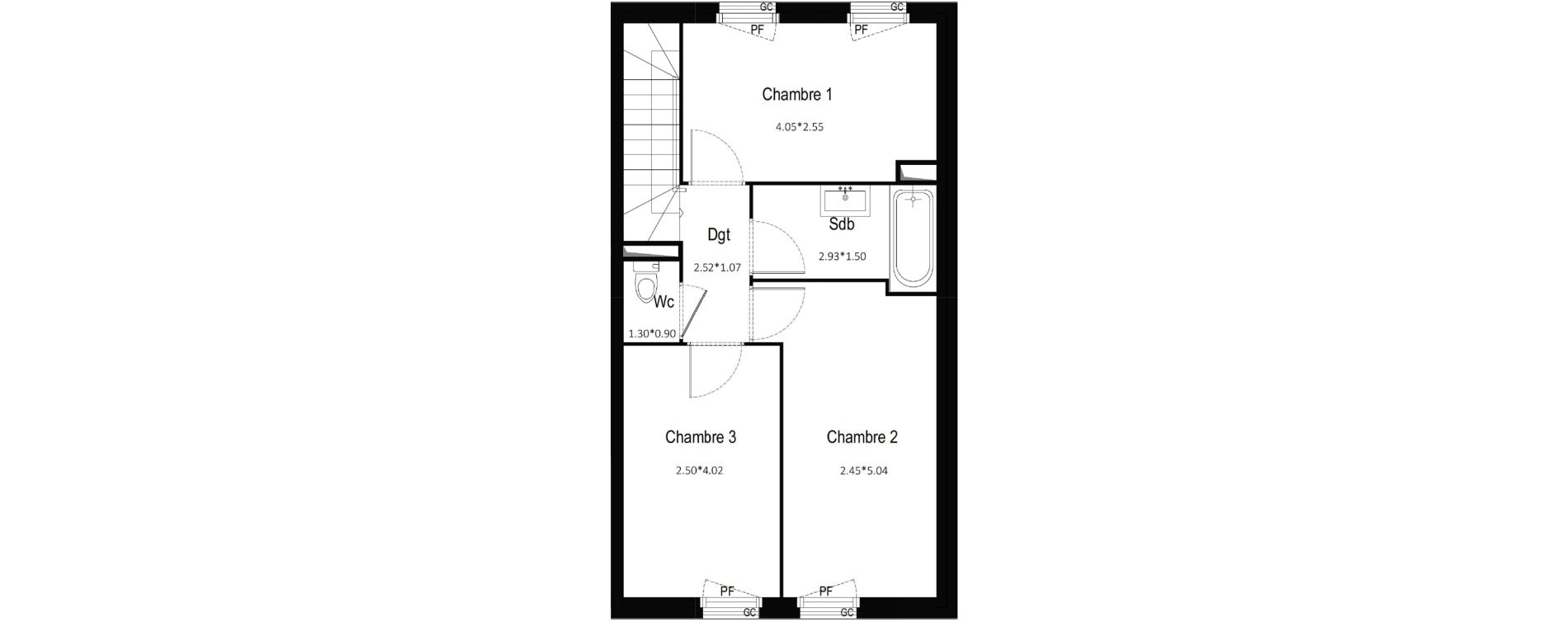 Maison T4 de 83,50 m2 &agrave; Gujan-Mestras Centre