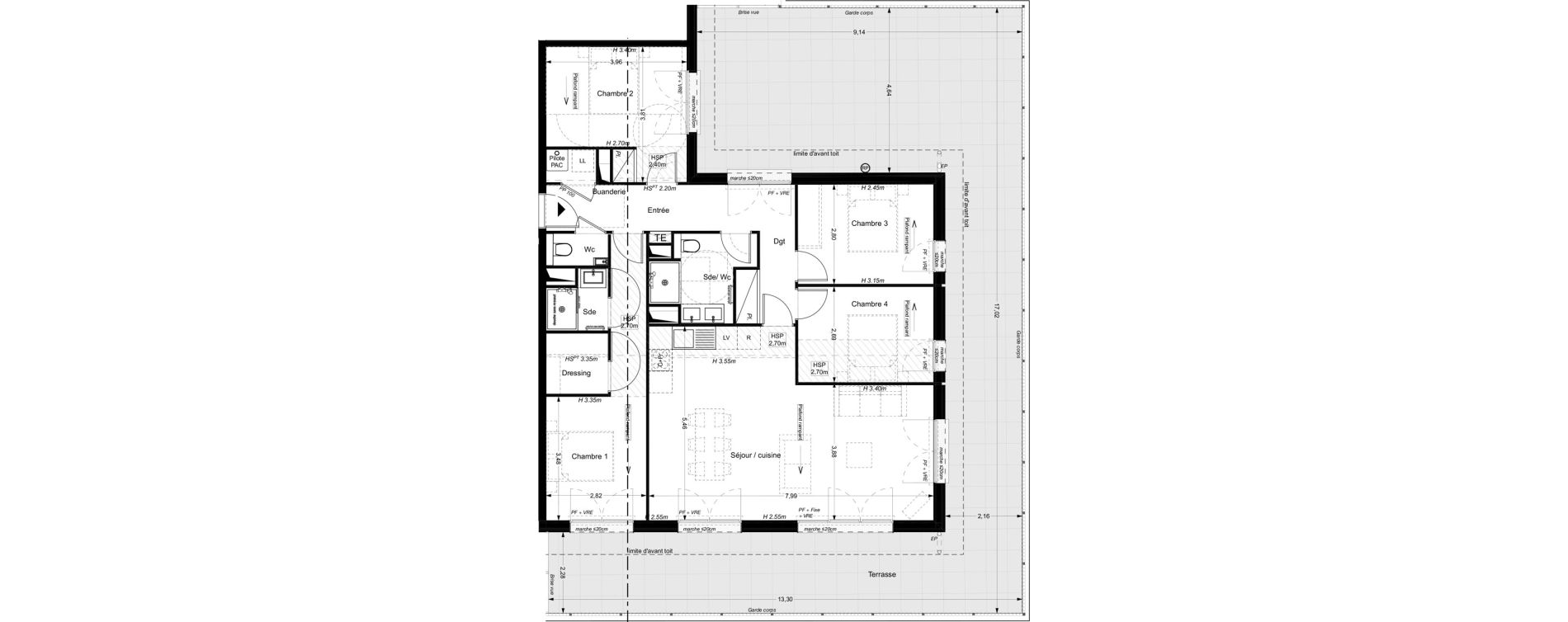 Appartement T5 de 113,90 m2 &agrave; La Teste-De-Buch Centre ville