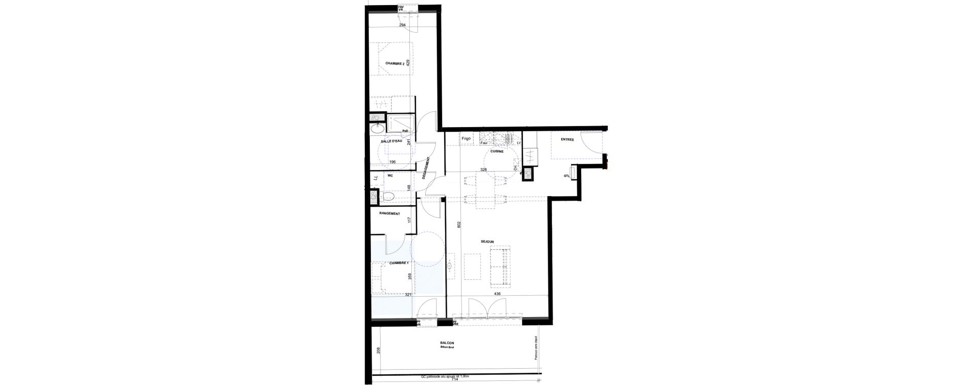 Appartement T3 de 79,18 m2 &agrave; La Teste-De-Buch Centre ville