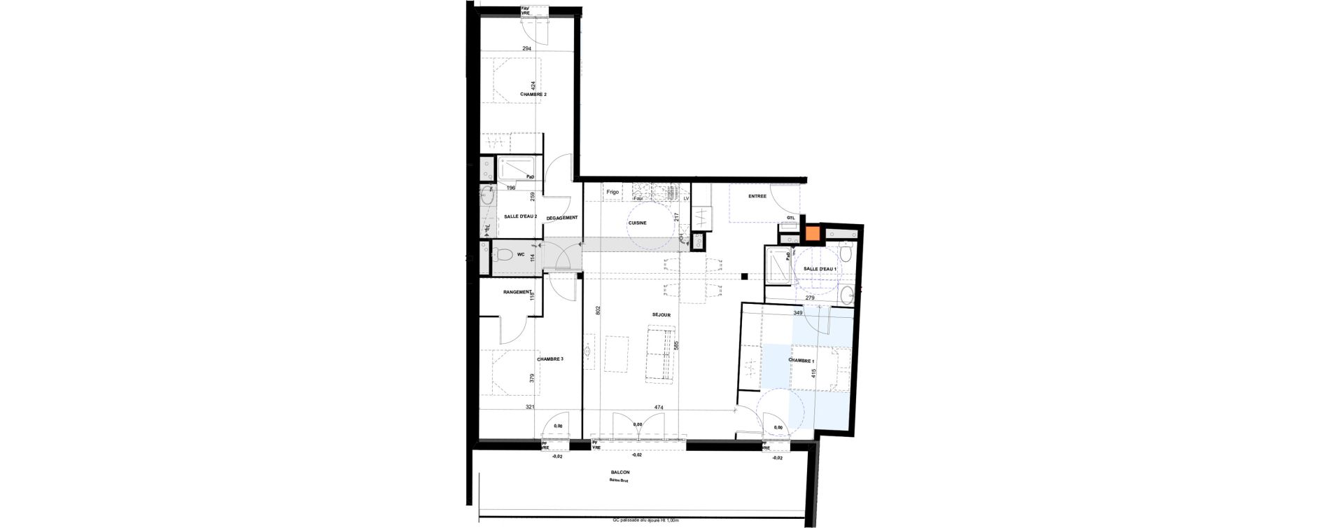 Appartement T4 de 101,47 m2 &agrave; La Teste-De-Buch Centre ville