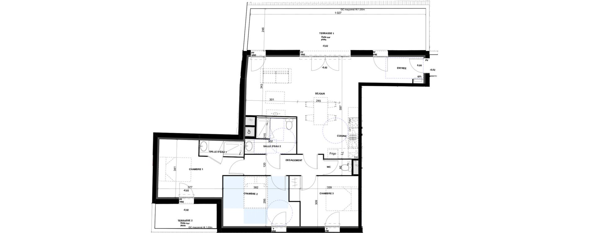 Appartement T4 de 87,43 m2 &agrave; La Teste-De-Buch Centre ville