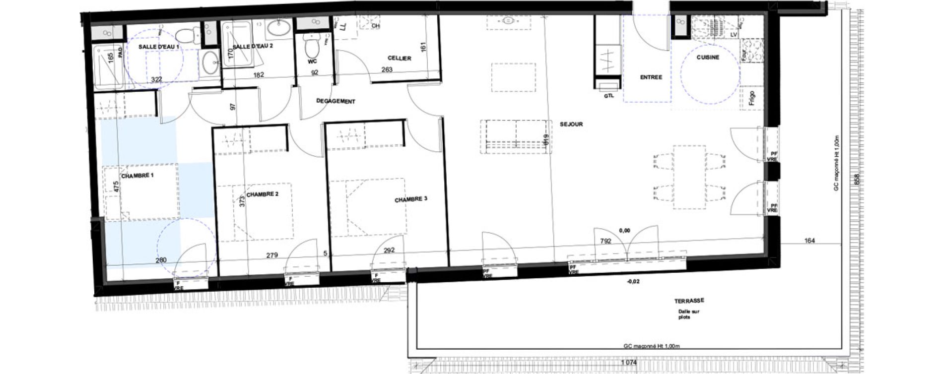 Appartement T4 de 102,40 m2 &agrave; La Teste-De-Buch Centre ville