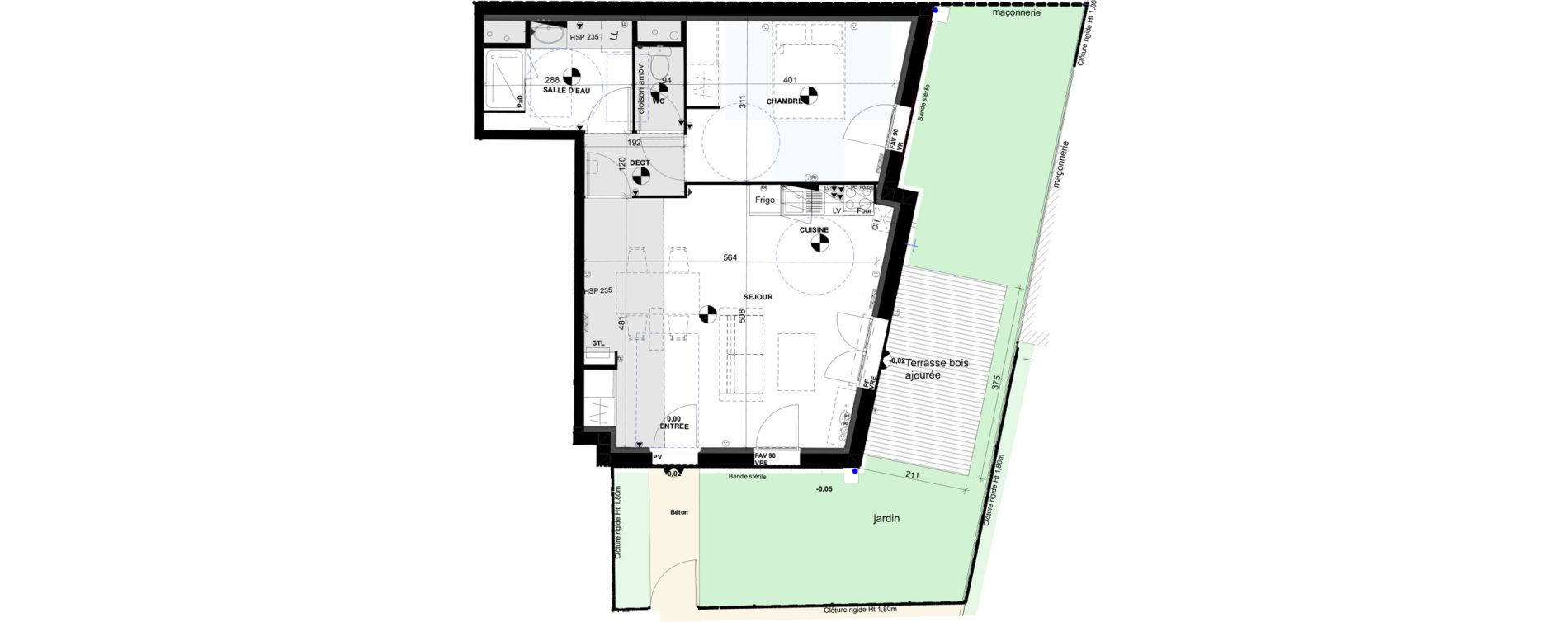 Appartement T2 de 48,91 m2 &agrave; La Teste-De-Buch Centre ville