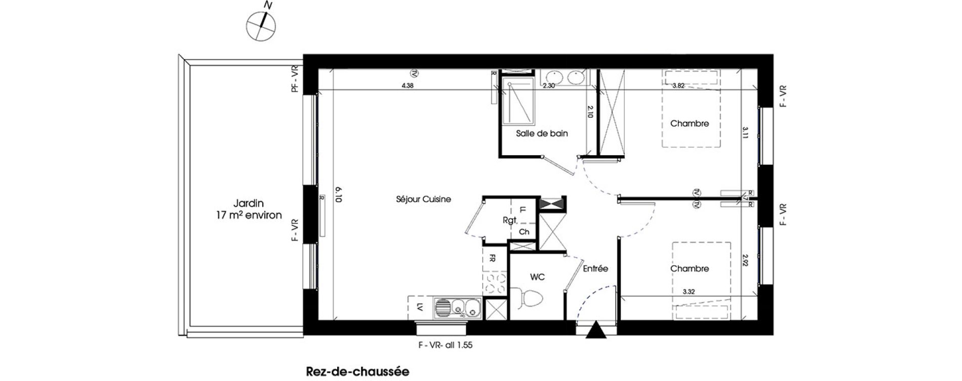 Appartement T3 de 62,17 m2 &agrave; La Teste-De-Buch La migreque