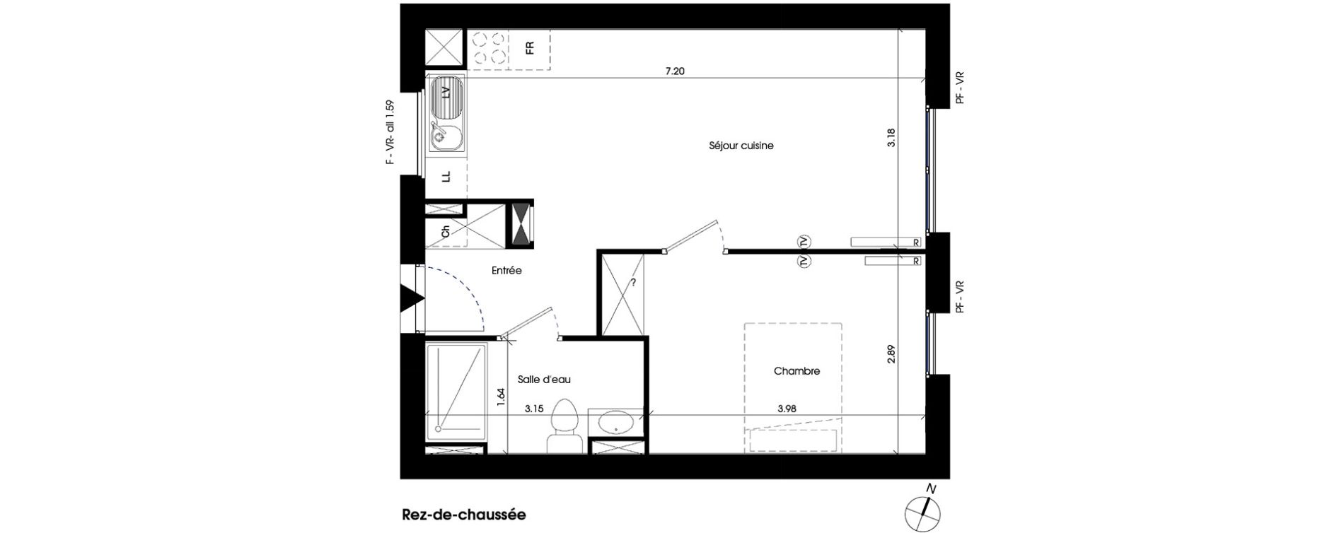 Appartement T2 de 42,12 m2 &agrave; La Teste-De-Buch La migreque