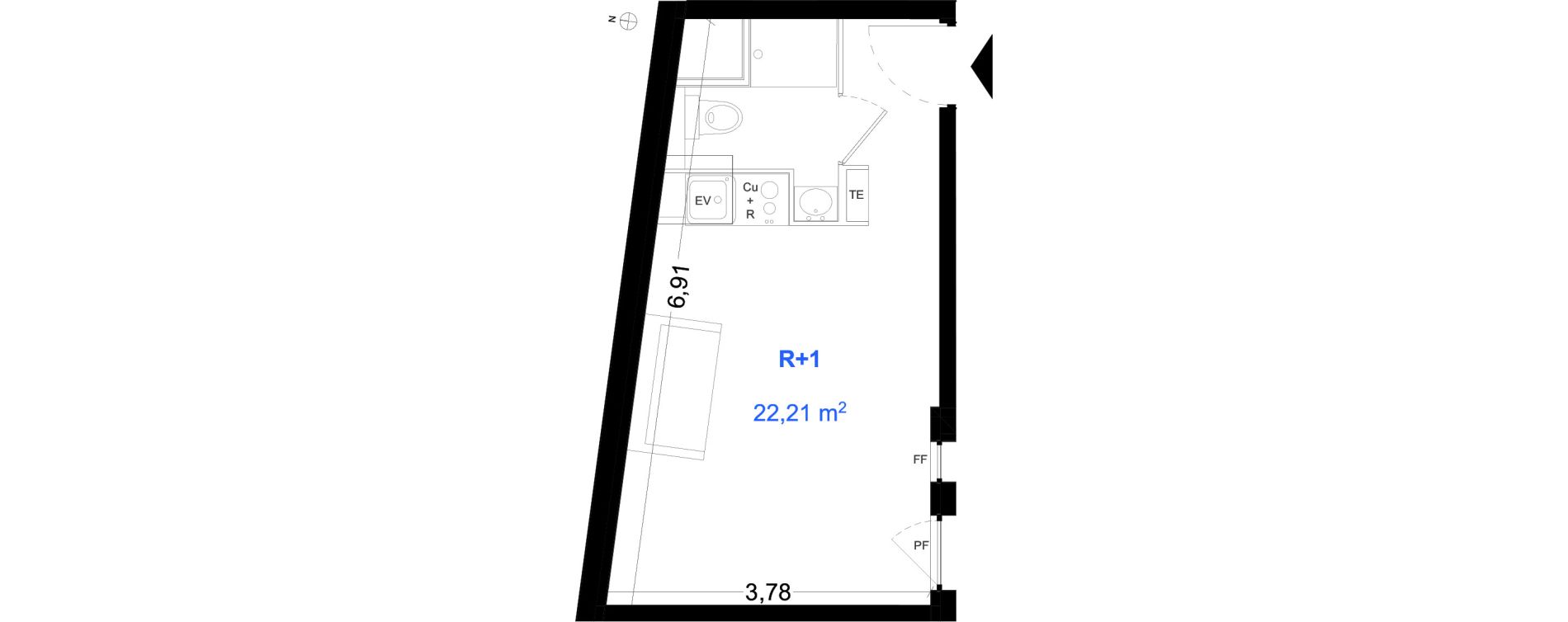 Appartement T1 de 22,21 m2 &agrave; La Teste-De-Buch Aiguillon - port