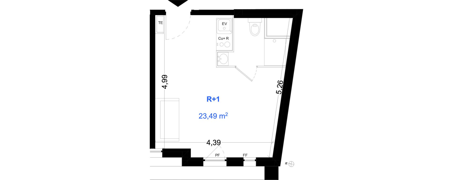 Appartement T1 de 23,49 m2 &agrave; La Teste-De-Buch Aiguillon - port