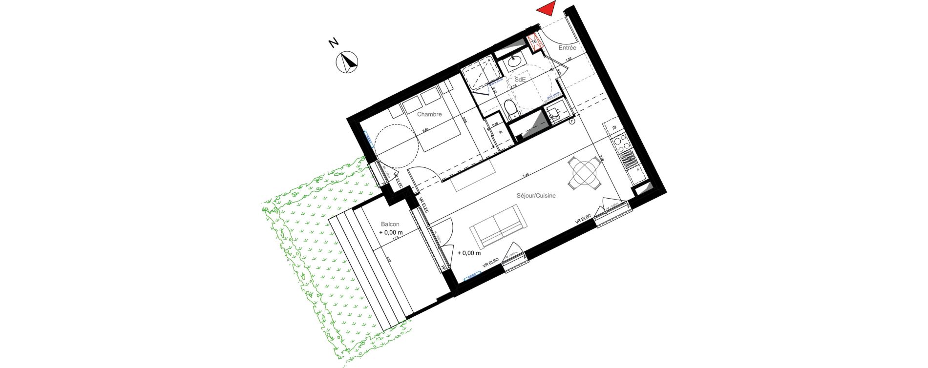 Appartement T2 de 48,08 m2 &agrave; La Teste-De-Buch Centre ville