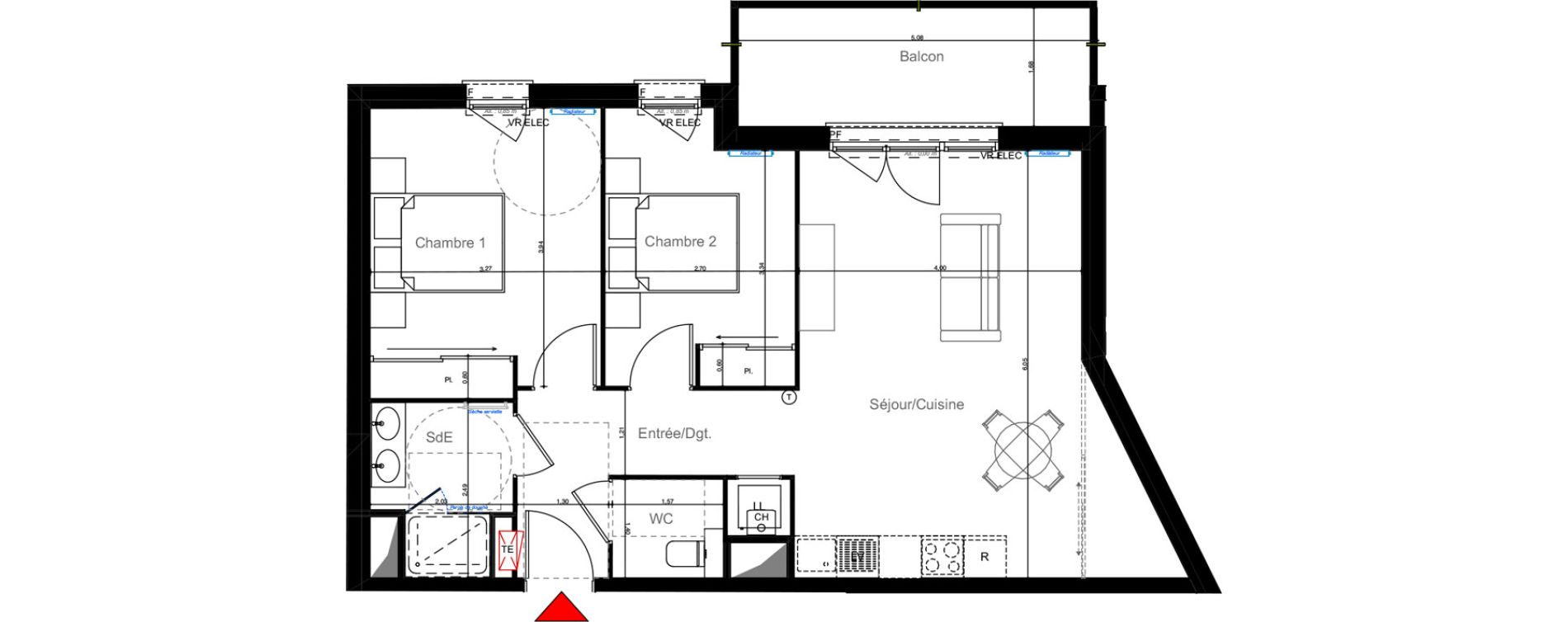 Appartement T3 de 63,67 m2 &agrave; La Teste-De-Buch Centre ville