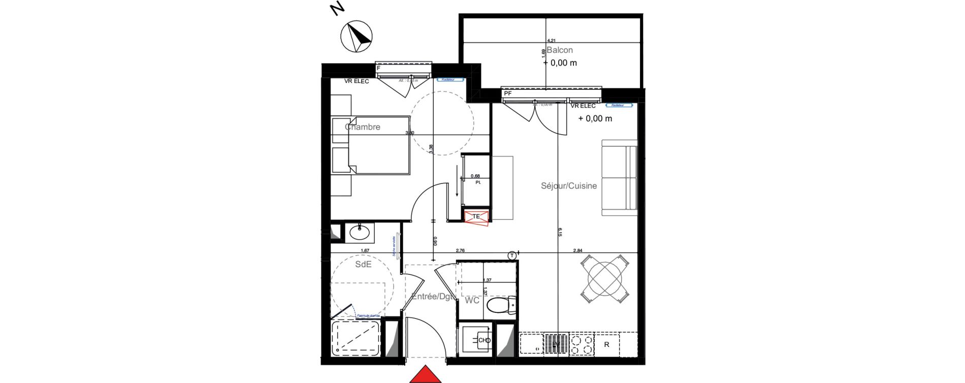 Appartement T2 de 44,01 m2 &agrave; La Teste-De-Buch Centre ville