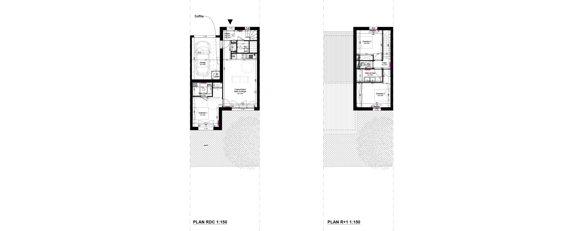 Maison T4 de 82,06 m2 &agrave; Lanton Centre
