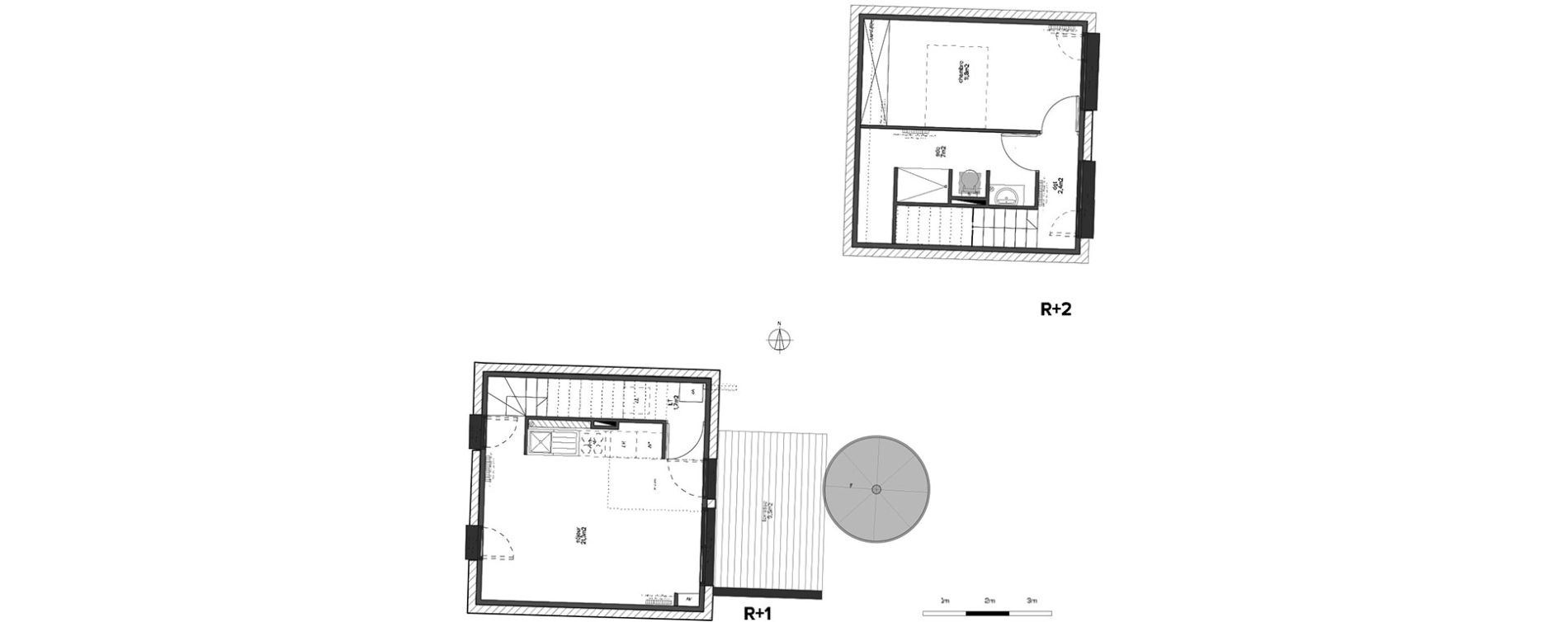 Duplex T2 de 44,20 m2 au Taillan-M&eacute;doc Centre