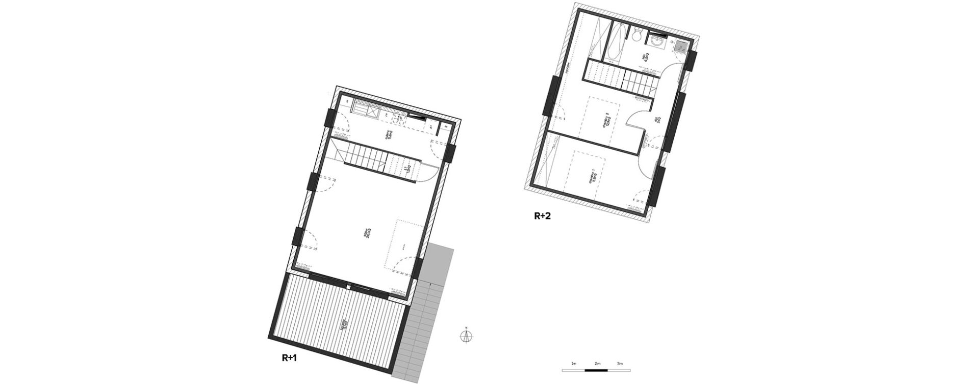 Duplex T3 de 70,40 m2 au Taillan-M&eacute;doc Centre