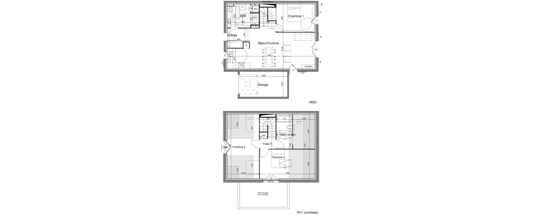 Maison T4 de 85,10 m2 &agrave; L&egrave;ge-Cap-Ferret Centre
