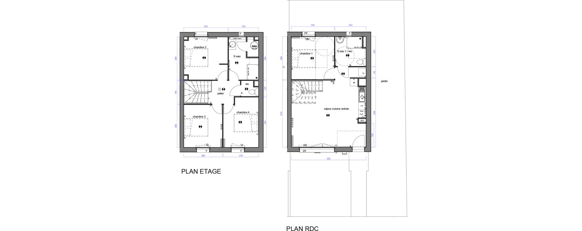 Maison T5 de 90,33 m2 &agrave; Lesparre-M&eacute;doc Centre