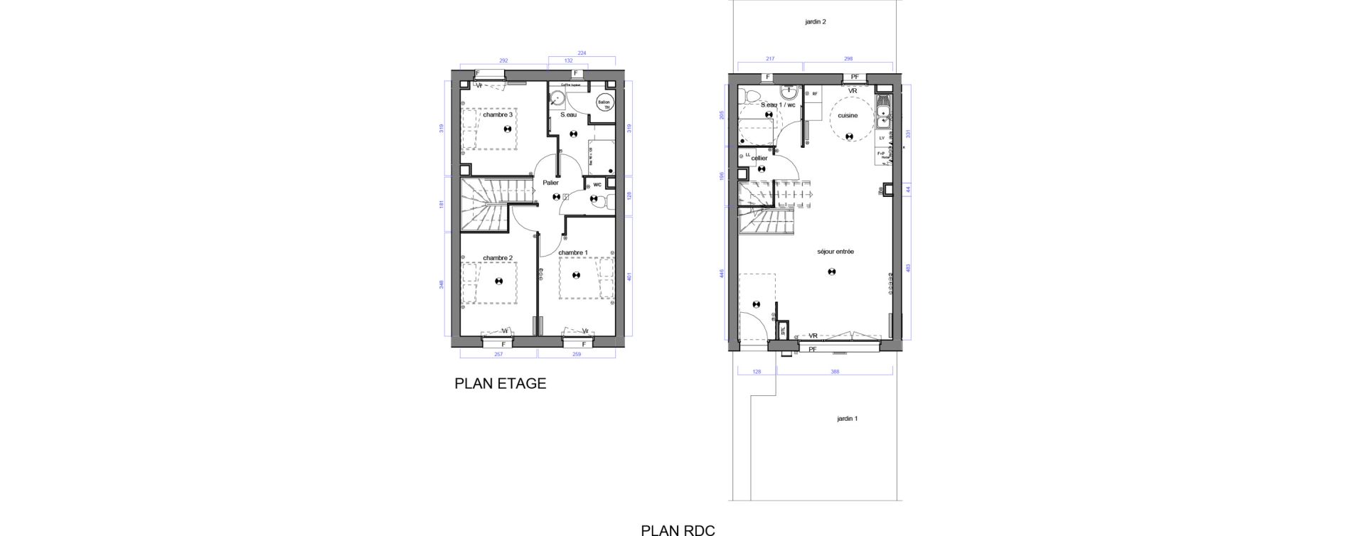 Maison T4 de 80,77 m2 &agrave; Lesparre-M&eacute;doc Centre