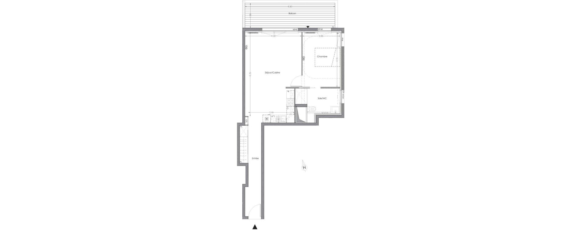 Appartement T2 de 55,14 m2 &agrave; Lormont Centre