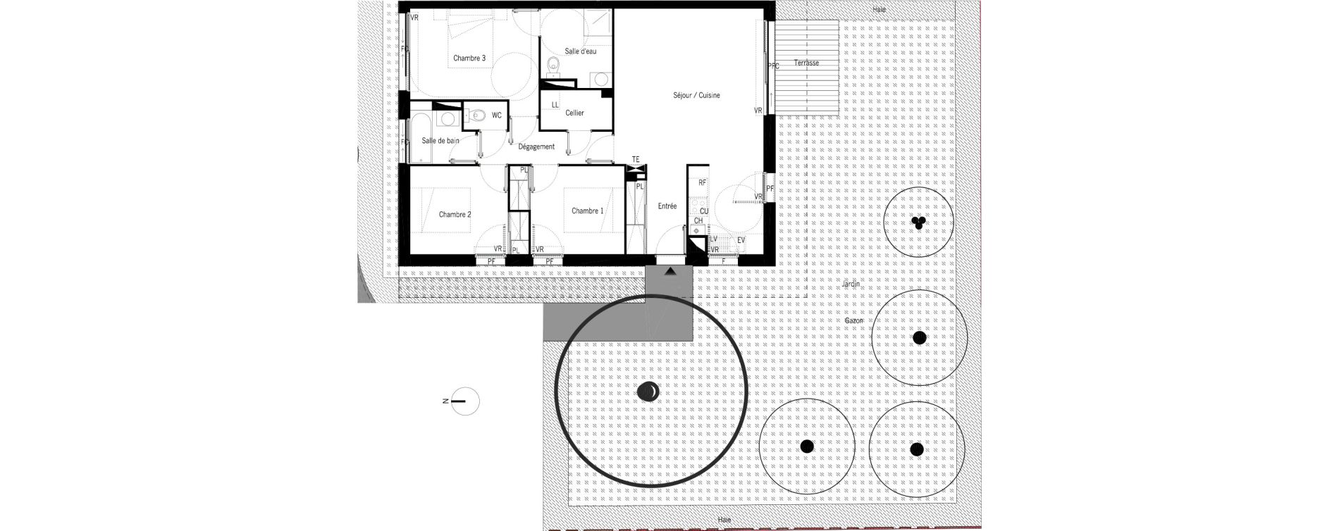Appartement T4 de 83,24 m2 &agrave; M&eacute;rignac Capeyron