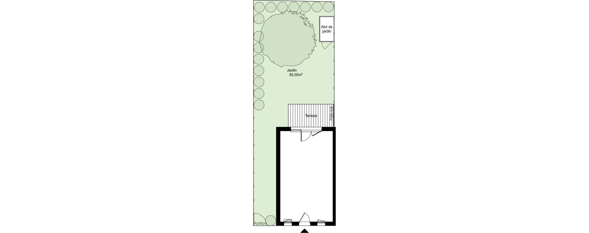 Villa T3 de 65,00 m2 &agrave; Parempuyre Centre