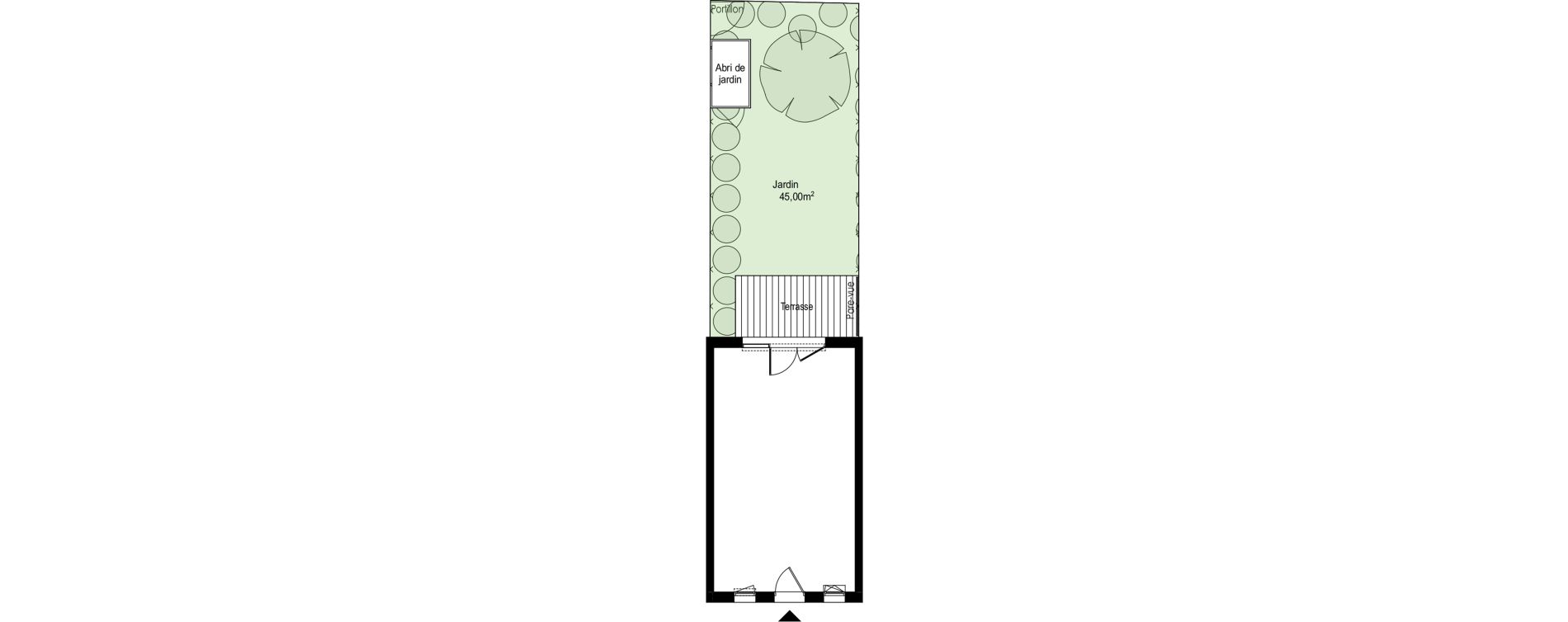 Villa T3 de 65,00 m2 &agrave; Parempuyre Centre