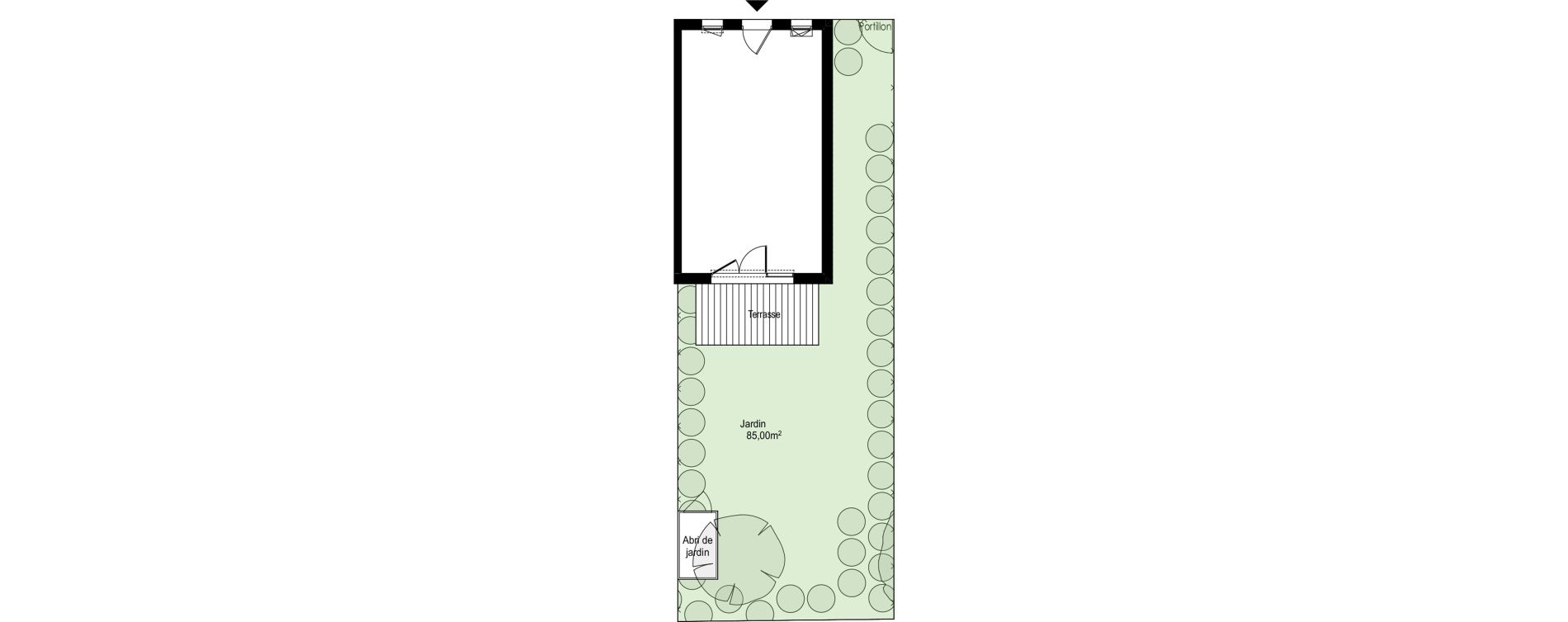 Villa T3 de 65,00 m2 &agrave; Parempuyre Centre