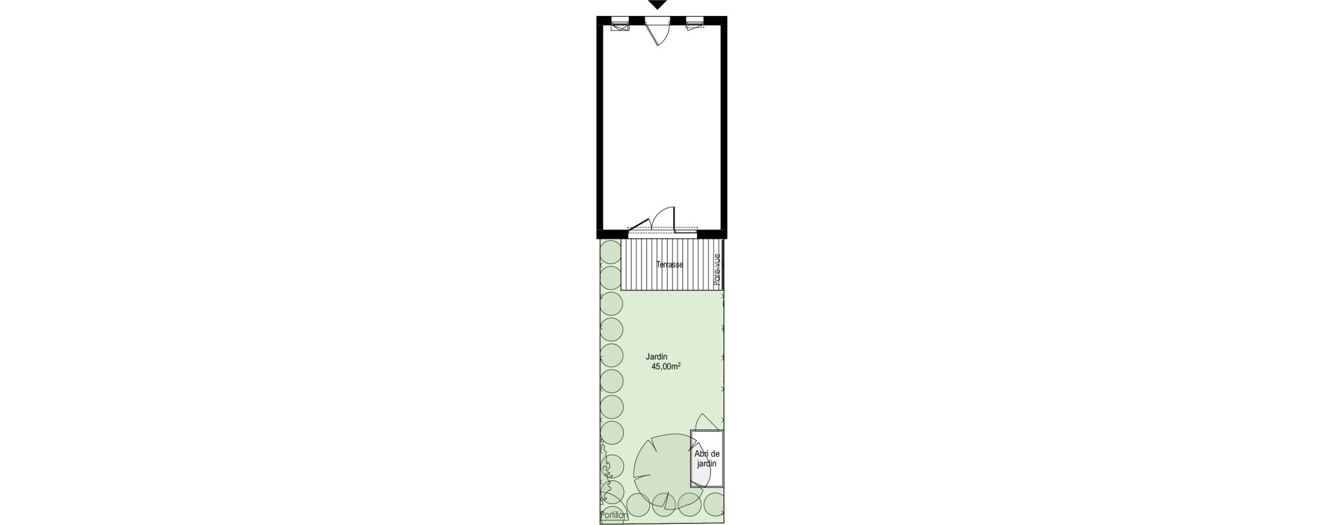 Villa T3 de 65,00 m2 &agrave; Parempuyre Centre