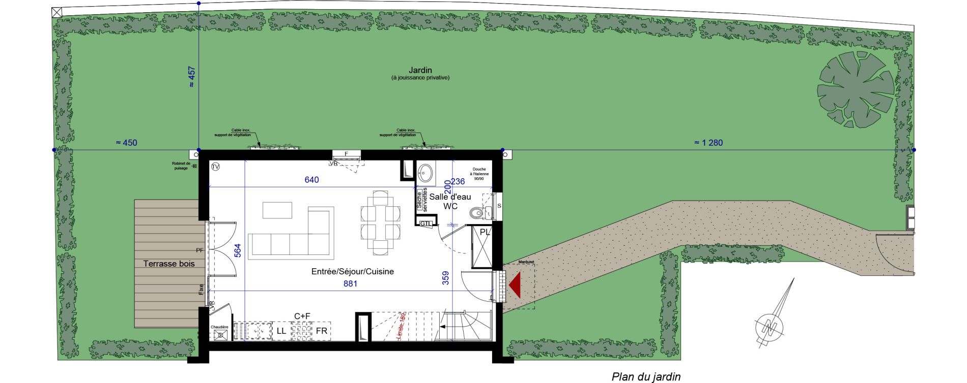 Maison T4 de 90,46 m2 &agrave; Pessac France