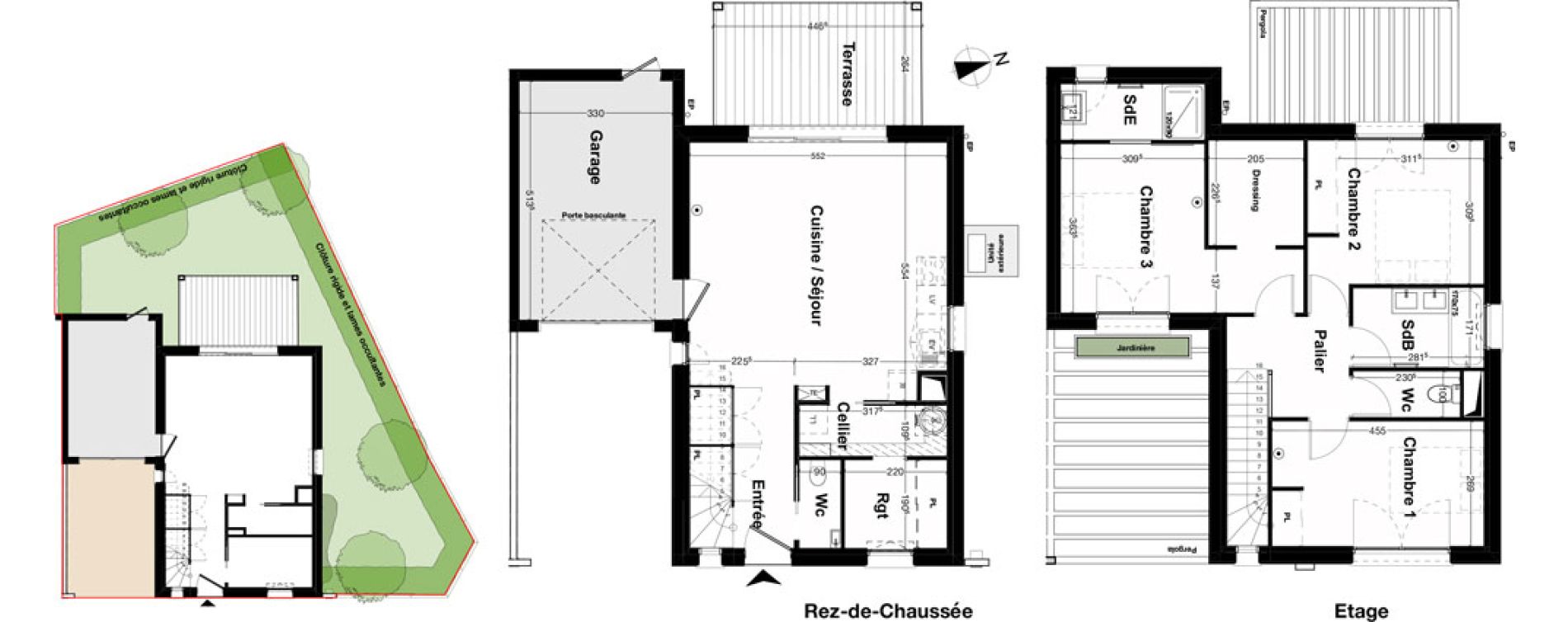 Maison T4 de 102,50 m2 à Pessac Camponac