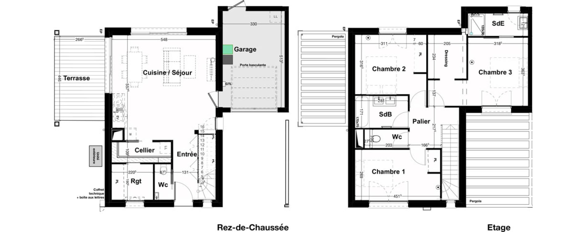 Maison T4 de 102,91 m2 &agrave; Pessac Camponac