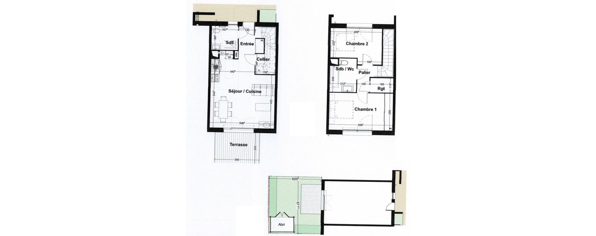 Maison T3 de 72,46 m2 &agrave; Saint-Jean-D'Illac Centre