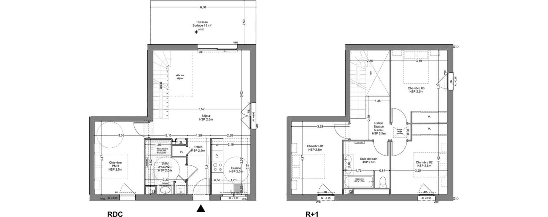 Maison T5 de 104,88 m2 &agrave; Saint-M&eacute;dard-En-Jalles Corbiac