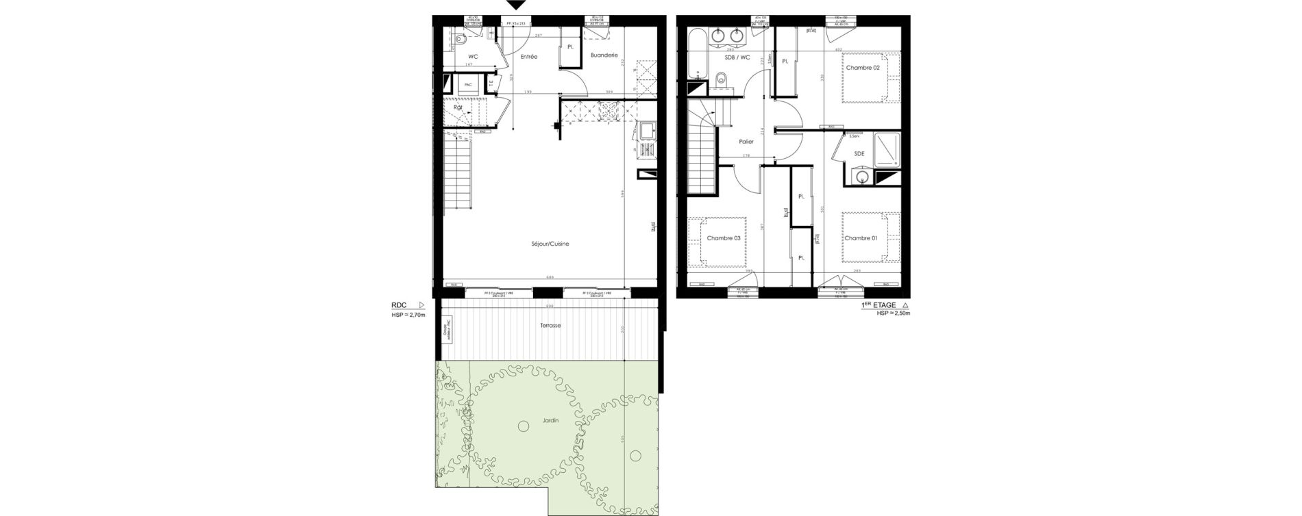 Maison T4 de 105,46 m2 &agrave; Talence Centre