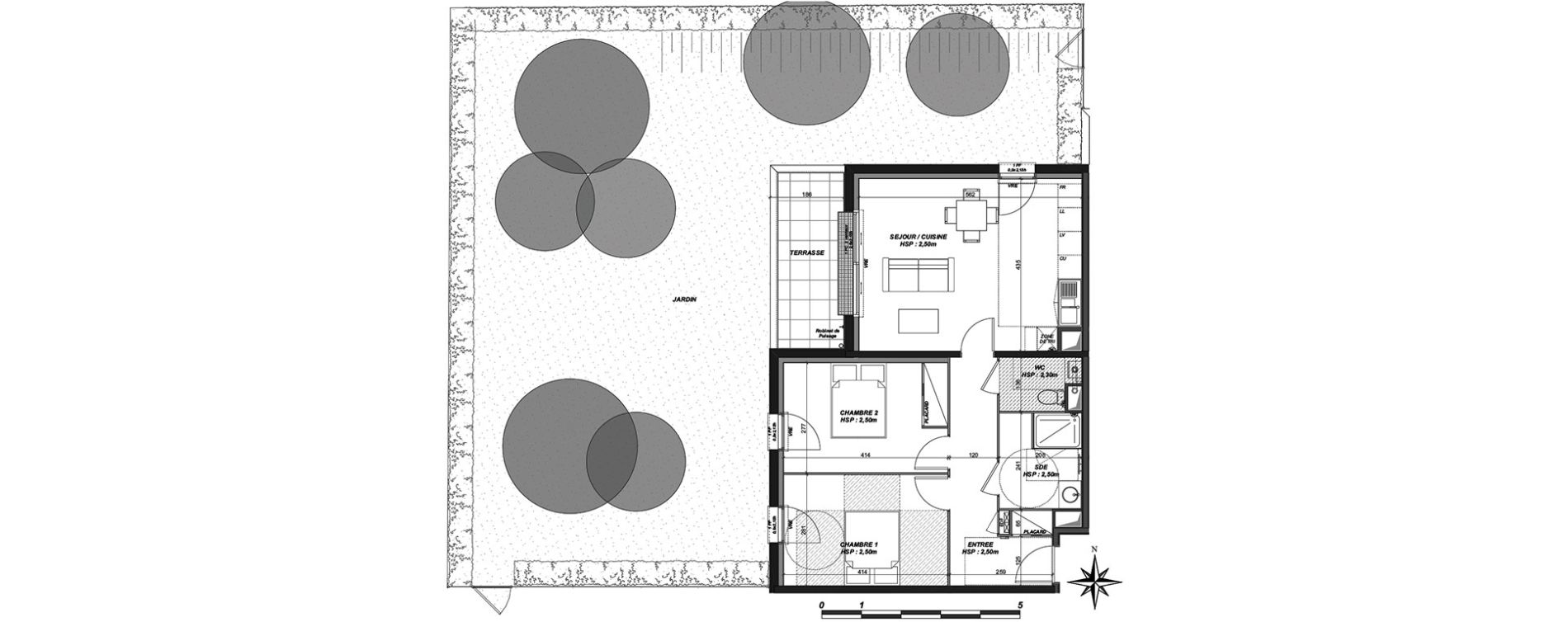 Appartement T3 de 65,26 m2 &agrave; Villenave-D'Ornon Villenave d ornon chambery