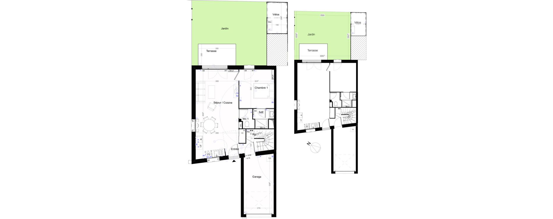 Maison T5 de 105,38 m2 &agrave; Villenave-D'Ornon Cl&eacute;menceau - pontac - sallegourde - pont langon