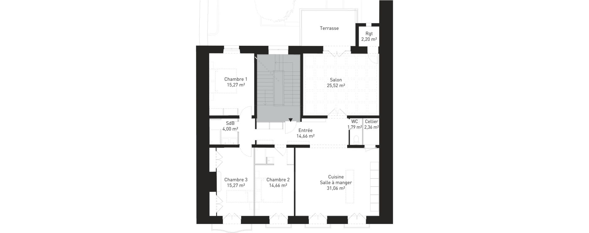 Appartement T4 de 126,79 m2 &agrave; Limoges Centre