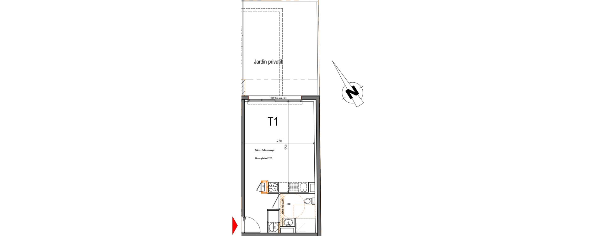 Appartement T1 de 32,44 m2 &agrave; Biscarrosse Biscarrosse plage